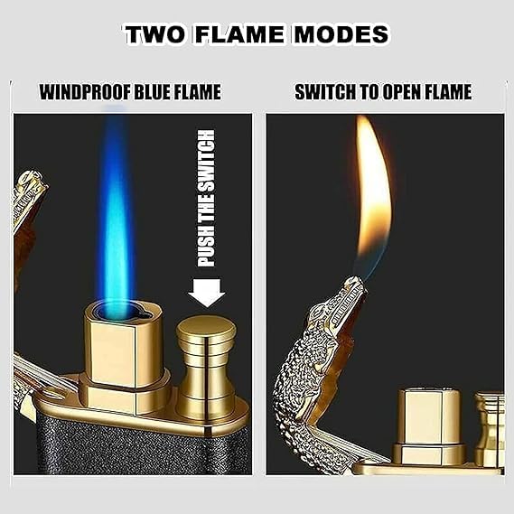 Dual flame lighter
