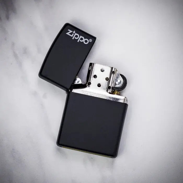 Classic black zippo lighter