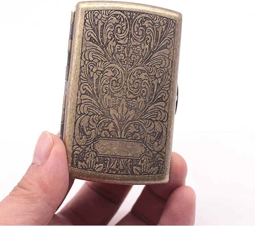 Metal Embossed Cigarette Case