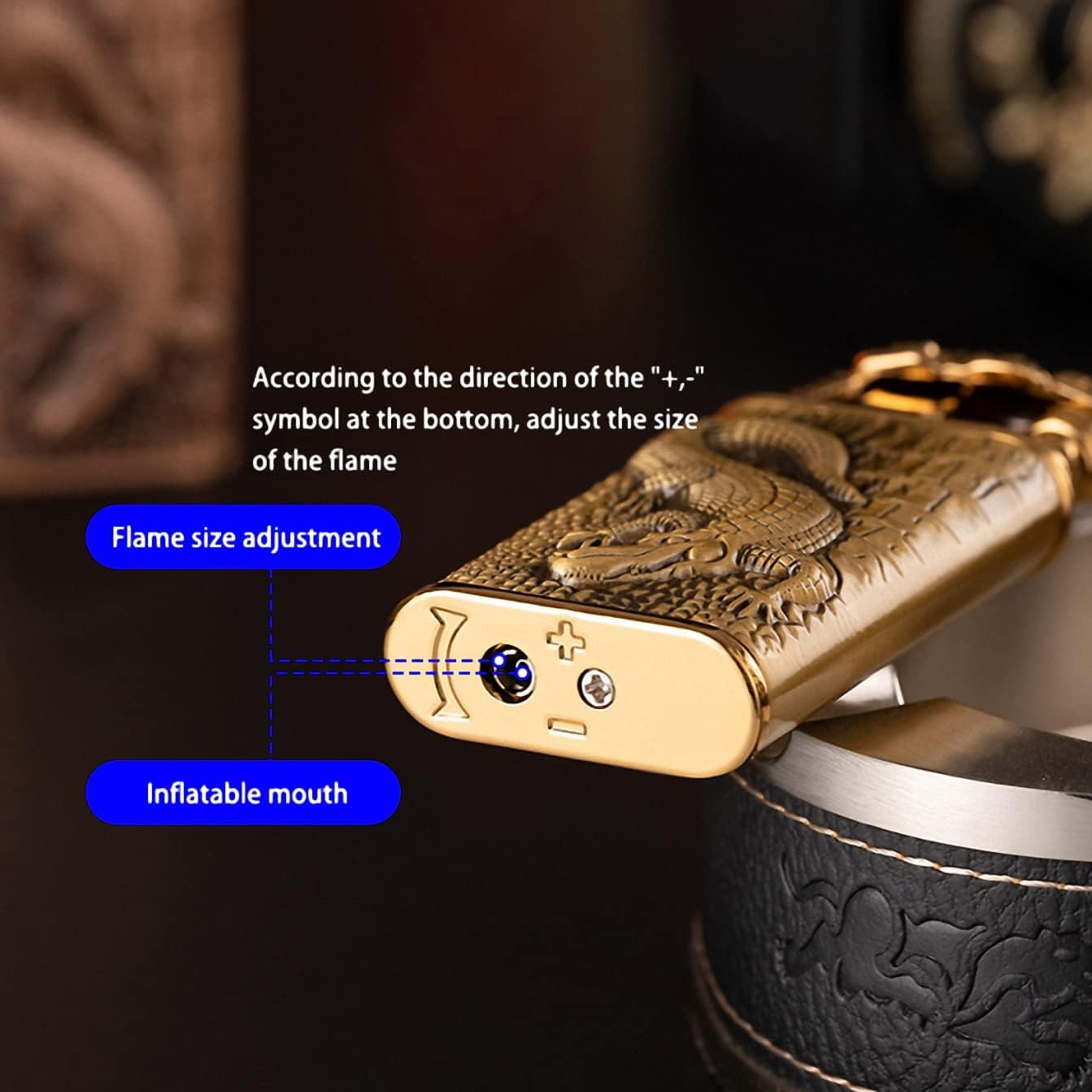 Dual Flame Dragon Lighter