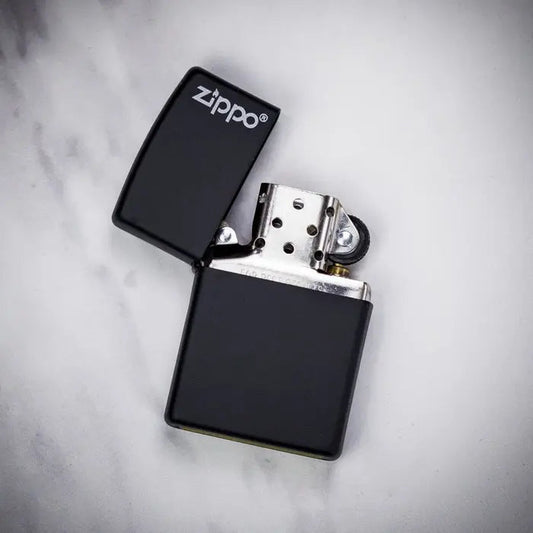 Classic black zippo lighter