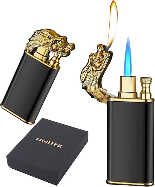 Dual flame lighter