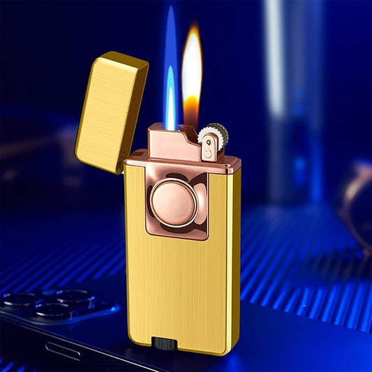 Double flame lighter