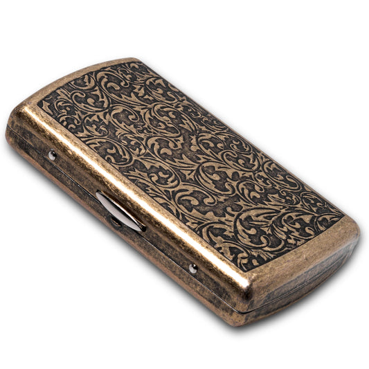 Metal Embossed Cigarette Case